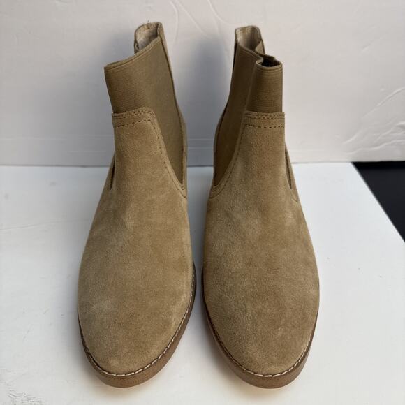 Splendid Women's Size 6.5 M Brown Racha Suede Ankle Boot Block Heel Pull On NIB - Picture 2 of 13